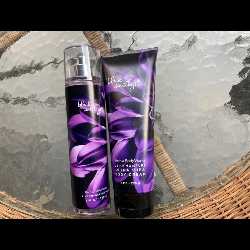 **SOLD**Black Amethyst Bath & Body works